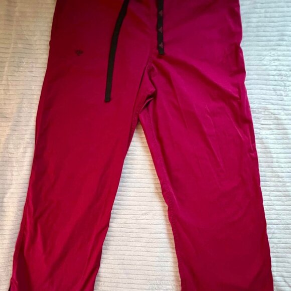 Women's Size XL Medium Couture EZ Flex Magenta Scrub Pants - Picture 10 of 10